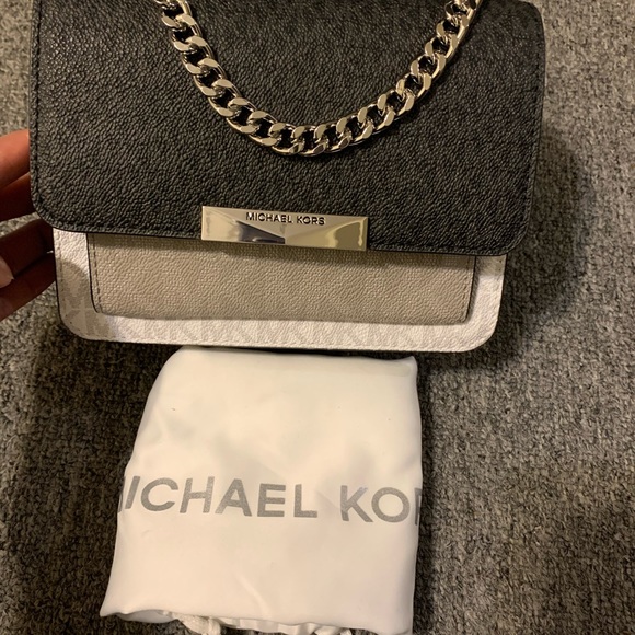 Michael Kors Jade balk/wht multi bag - Picture 8 of 8